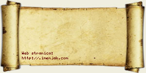 Andjelina Klincov vizit kartica